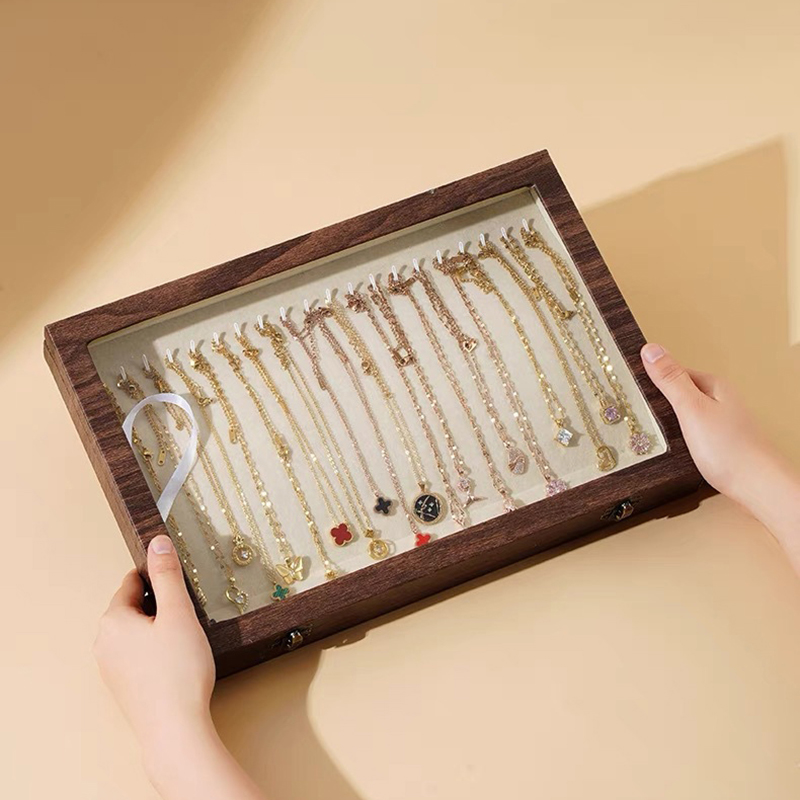 Travel Accessories Jewelry - 木製ジュエリーボックス結婚式ママ友人トラベルアクセサリーギフトボックスジュエリーケースオーガナイザー & ストレージオーガナイザー用品