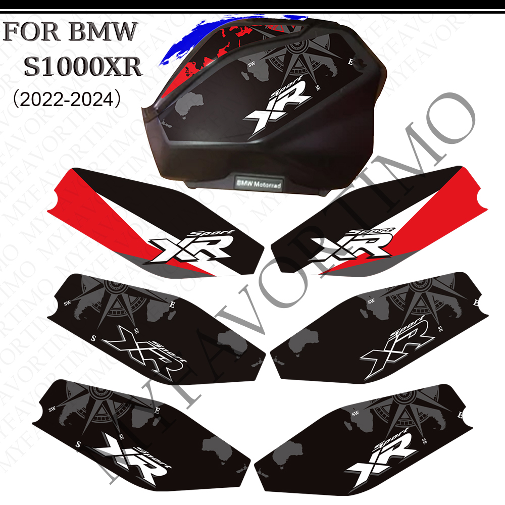 Luggage Cover Protector - トランクラゲッジ用パニエステッカー、bmw用デカール、s1000xr、m1000xr、ツーリングパッケージ、f900xr、f 900 xr、s 1000 m、2022、2023、2024