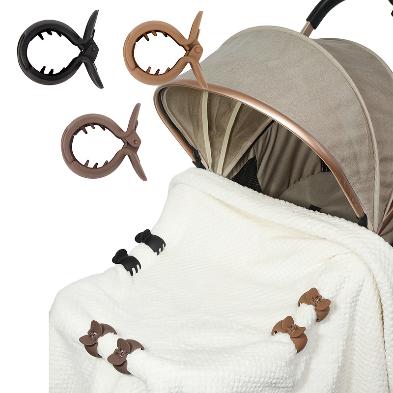 Travel Accessories Baby - 2 個ベビーカークランプワニ口クリップベビーカーペグポータブルベビーカーフックベビーカーシートクリップ幼児ベビーカーアクセサリー