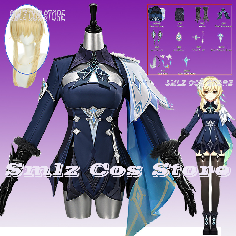 Travel Accessories Aesthetic - 2026年原神トラベラー・ルミネコスプレ衣装スネジナヤ衣装小道具ウィッグセットハロウィンパーティープレイユニフォーム