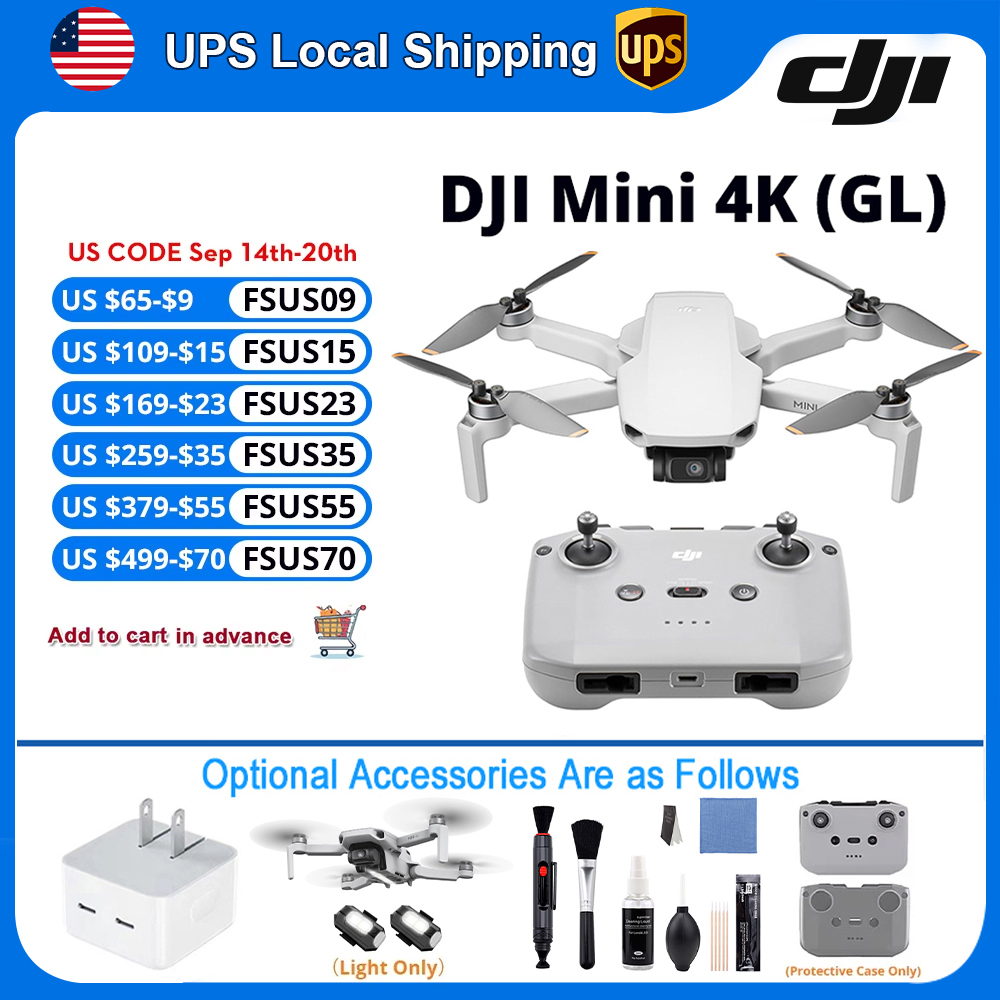 Travel Accessories Long Flight - DJI Mini 4K ドローン（オプションのアクセサリー付き） | ドローン用