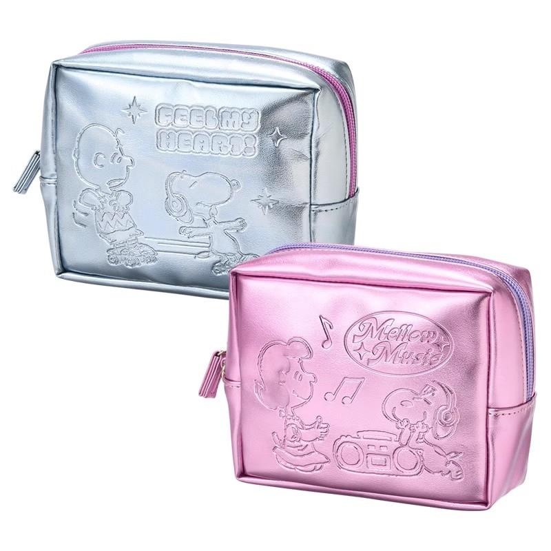 Travel Accessories Jewelry - スヌーピーのメイクアップバッグ。女の子向けの、大容量で持ち運びやすい、かわいいリップやアクセサリーを収納できる旅行用収納バッグ。プレゼントにも最適。