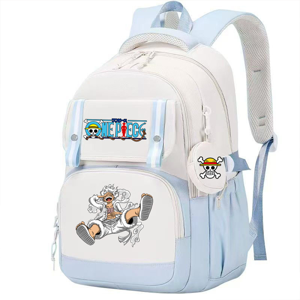 アニメ「ONE PIECE」のバックパック。大容量で、学生や - Travel Accessories As Gifts のレビューと価格
