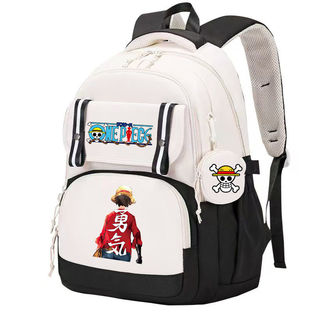アニメ「ONE PIECE」のバックパック。大容量で、学生や - Travel Accessories As Gifts のレビューと価格