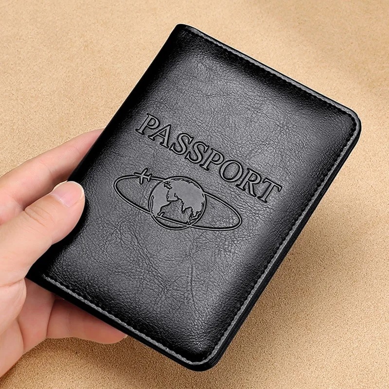 ユニセックス本革パスポートカバー RFID ブロッキング男性 - Travel Accessories Wallet のレビューと価格