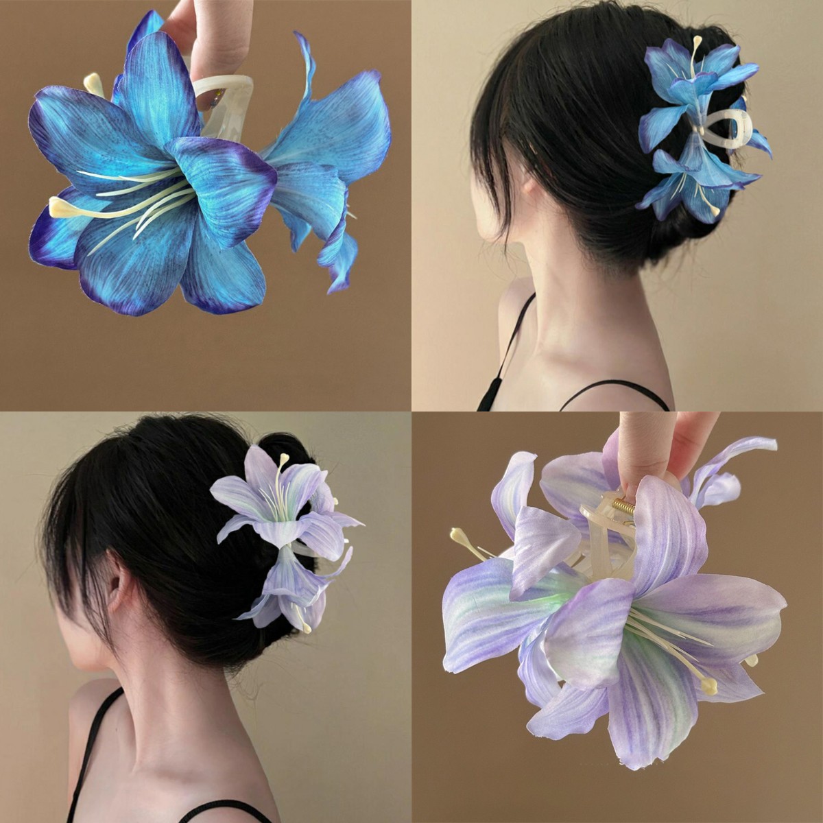 スーパー妖精風エミュレーションリリーフラワーヘアクロウクリッ - Travel Accessories Aesthetic のレビューと価格