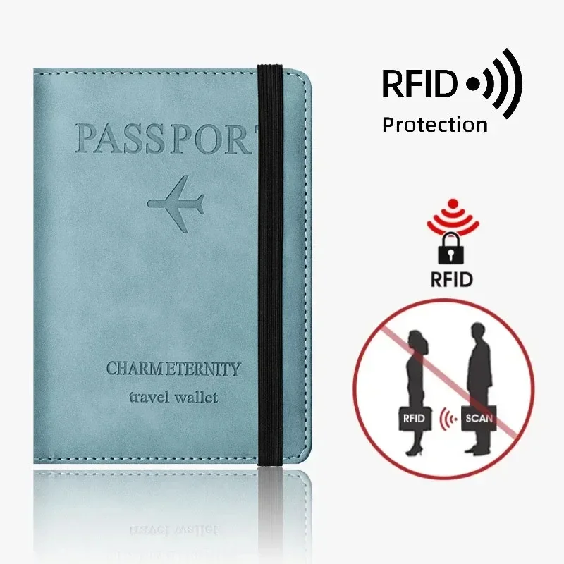 男性と女性のためのpuレザートラベルパスポートホルダー、カバ - Travel Accessories Long Flight のレビューと価格