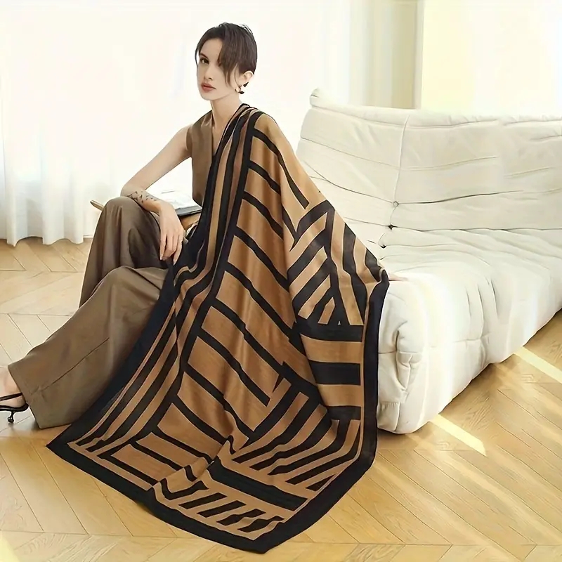ファッションコットンリネン軽量ラップ女性超ソフト通気性ショー - Travel Accessories Aesthetic のレビューと価格