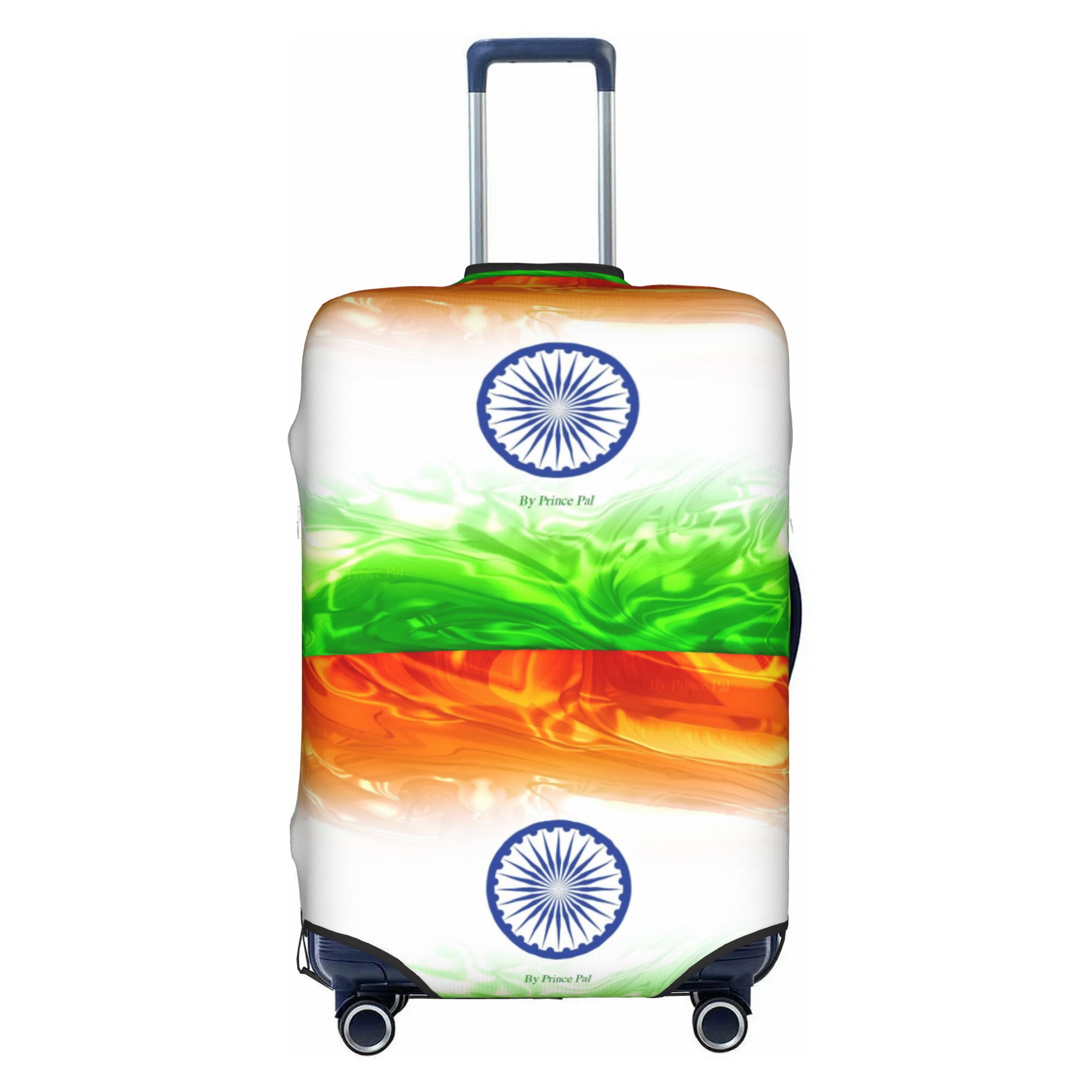 かわいいインドの国旗柄の荷物カバープロテクター、洗えるインド - Travel Accessories India のレビューと価格