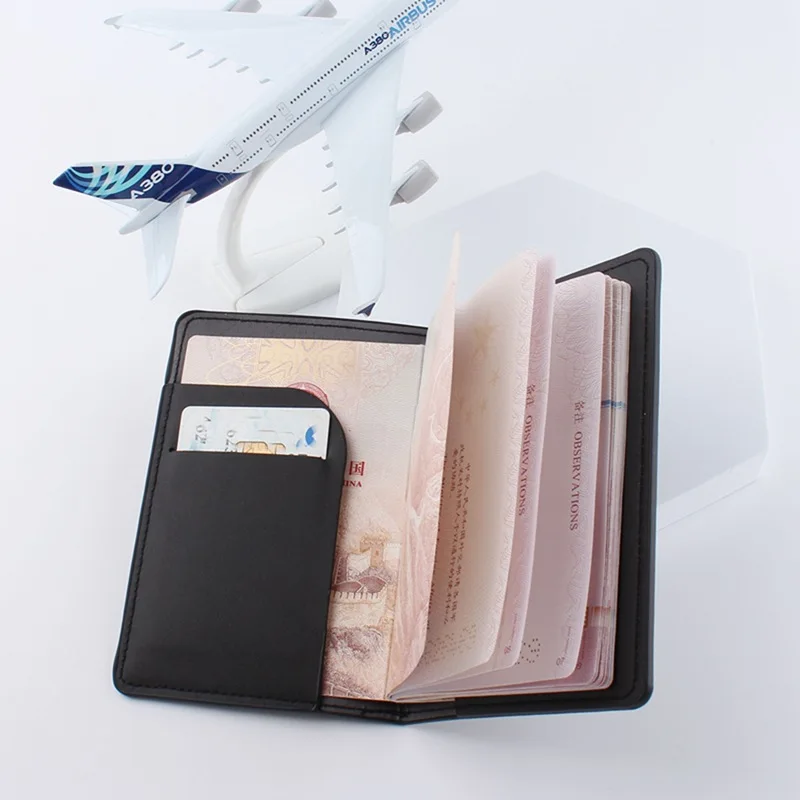 シンプルなファッションパスポートホルダーバッグ旅行薄型スリム - Travel Accessories Wallet のレビューと価格