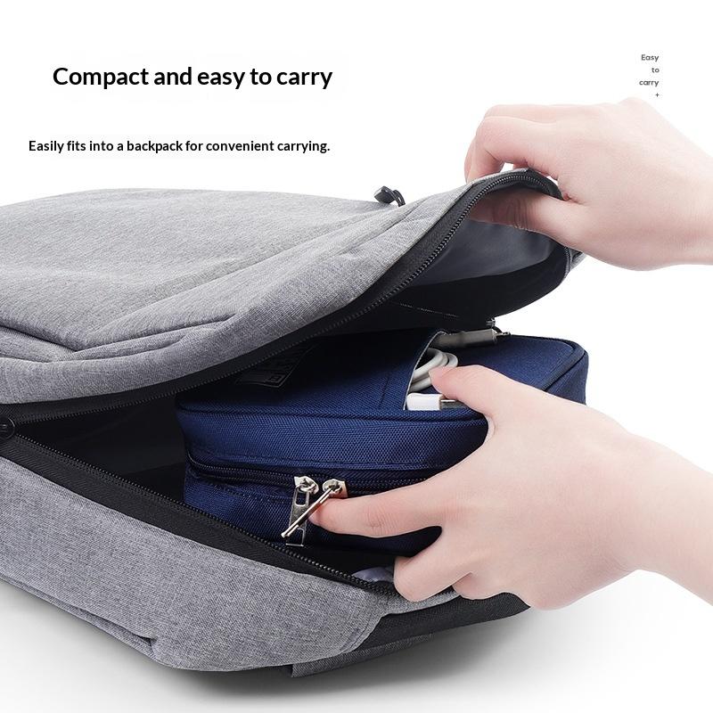 【F】防水仕様の携帯用ケーブル収納バッグ。USB、充電器、イ - Travel Accessories Organizer Bag のレビューと価格