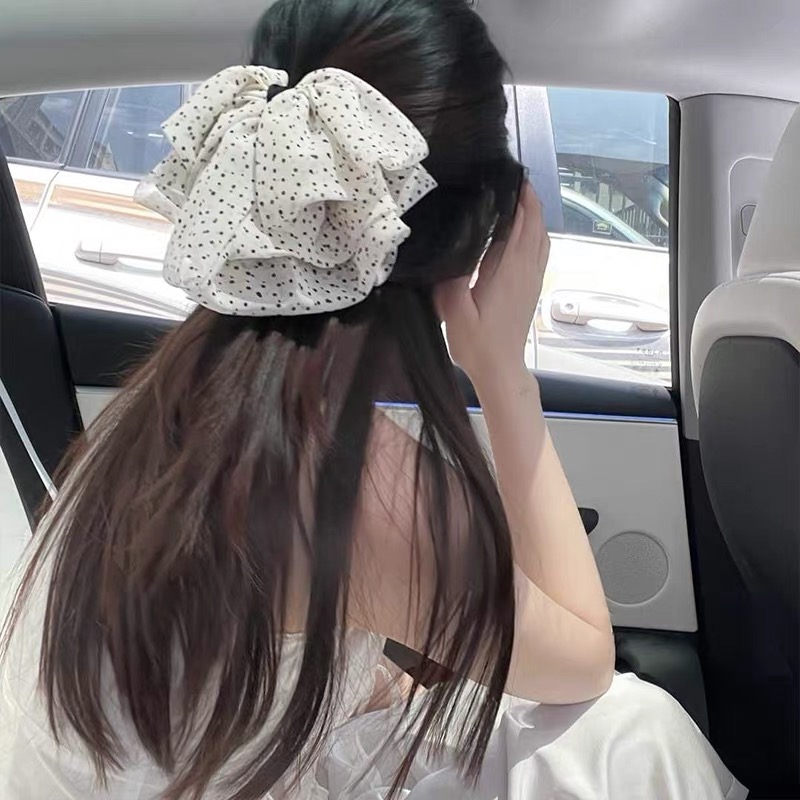 2026年新作 ブラックポルカドット 大きなリボン シャーク - Travel Accessories Aesthetic のレビューと価格