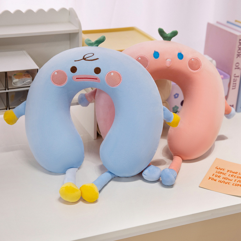 かわいい旅行用枕 子供と大人用 U字型 首枕 ポータブル 飛 - Travel Accessories Long Flight のレビューと価格