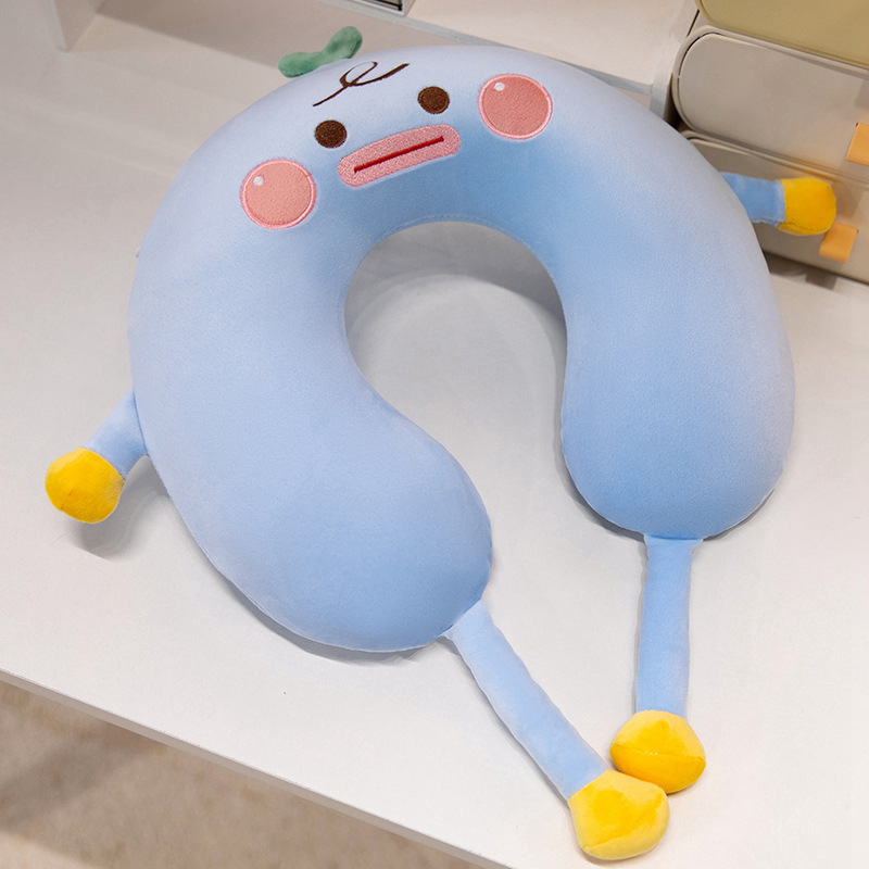かわいい旅行用枕 子供と大人用 U字型 首枕 ポータブル 飛 - Travel Accessories Long Flight のレビューと価格