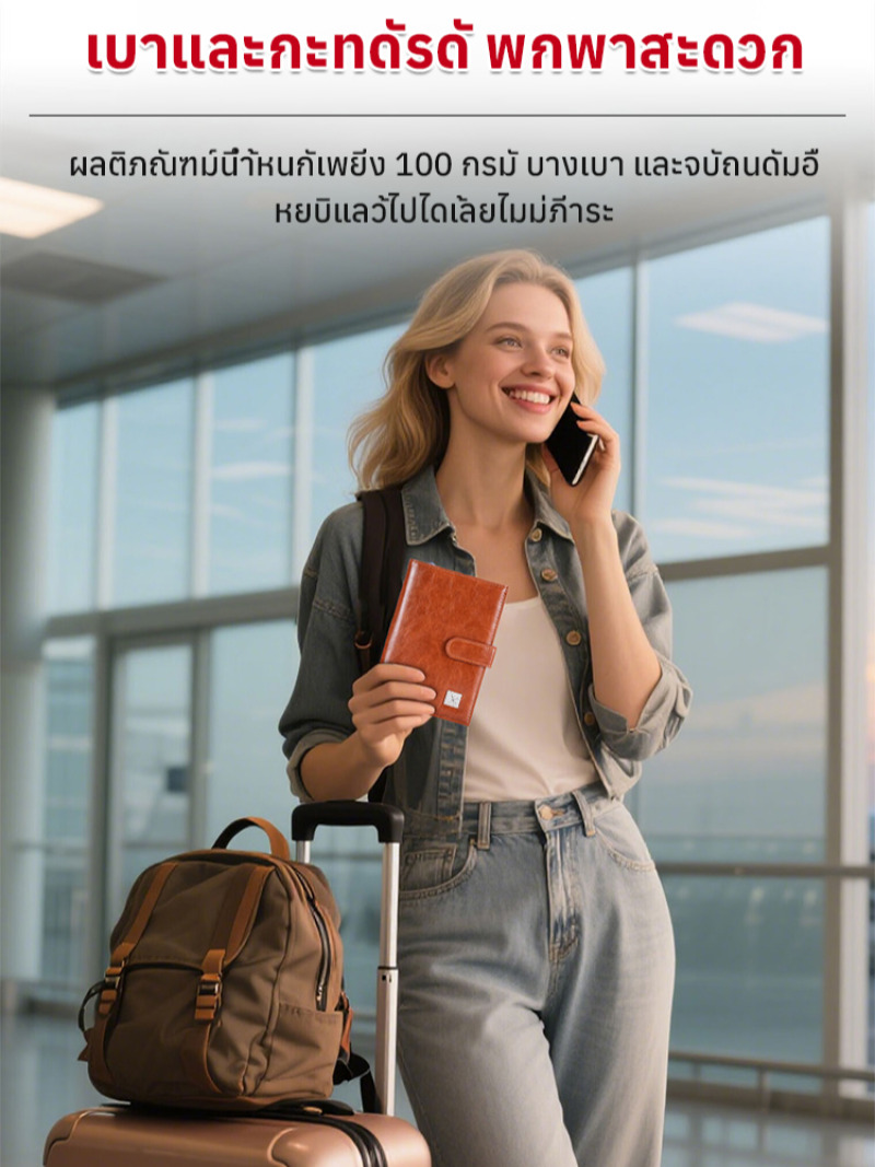 多機能トラベルウォレット パスポートホルダー 防水IDカード - Travel Accessories Wallet のレビューと価格