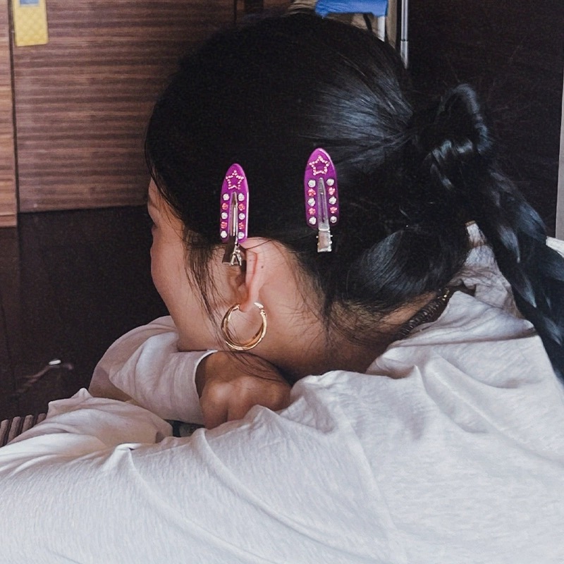 ハート型ラインストーンのフリンズ,ヘアクリップ,ハート型のク - Travel Accessories Jewelry のレビューと価格