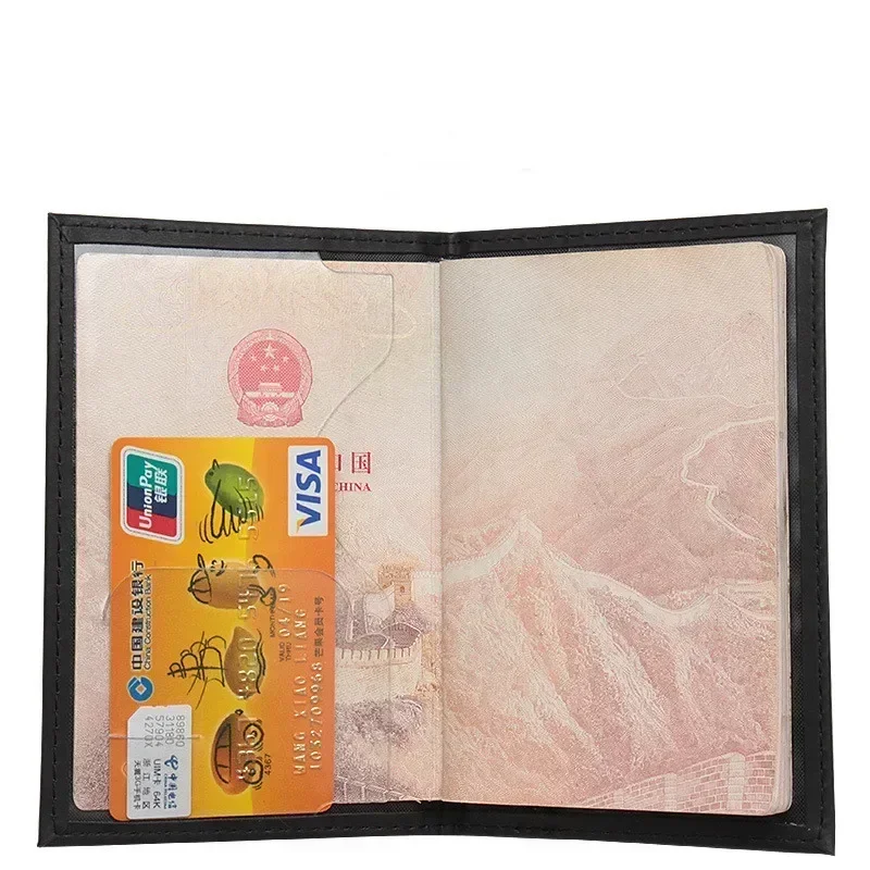 ファッション女性男性パスポートカバー Pu レザー無地旅行  - Travel Accessories Wallet のレビューと価格