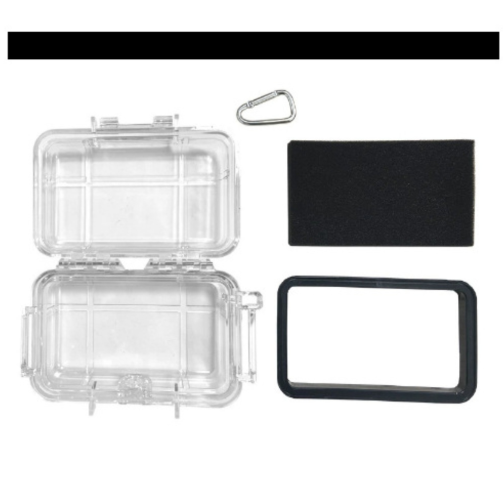 ミニポータブル防水収納ボックス 透明耐衝撃ケース フォームラ - Travel Accessories Jewelry のレビューと価格