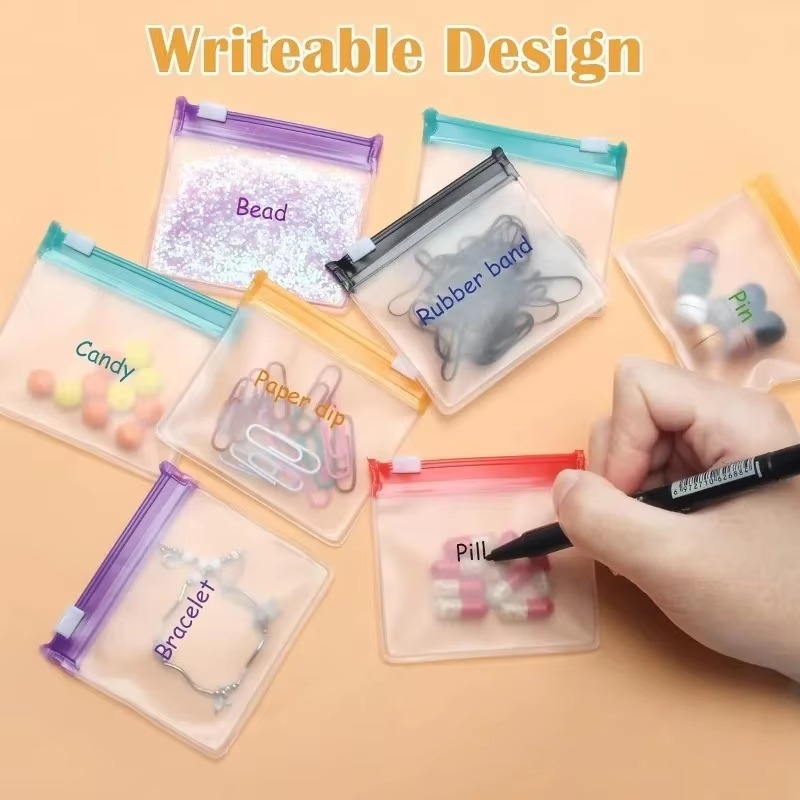 ミニカラフルピルディスペンサーバッグ 再利用可能な薬用ジップ - Travel Accessories Jewelry のレビューと価格