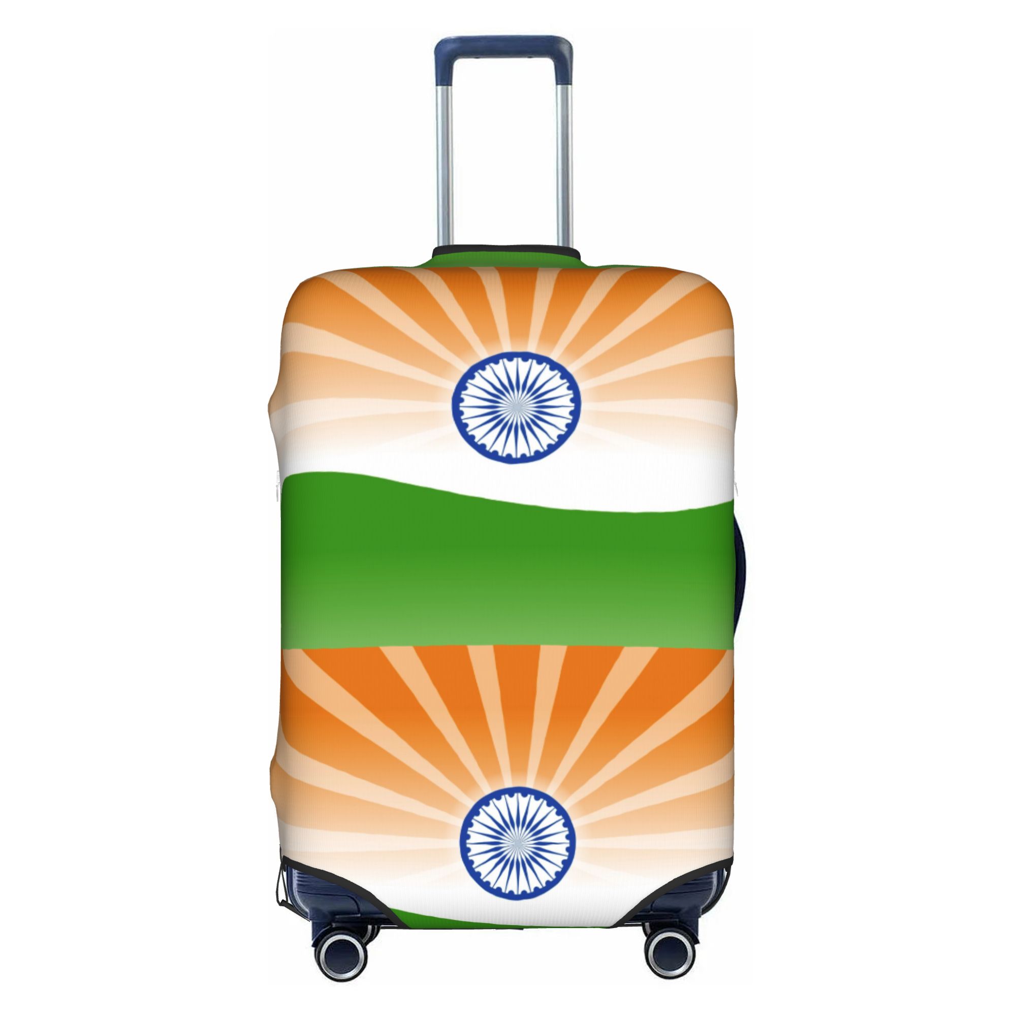 インドの国旗旅行荷物カバー弾性インド愛国スーツケースカバープ - Travel Accessories India のレビューと価格