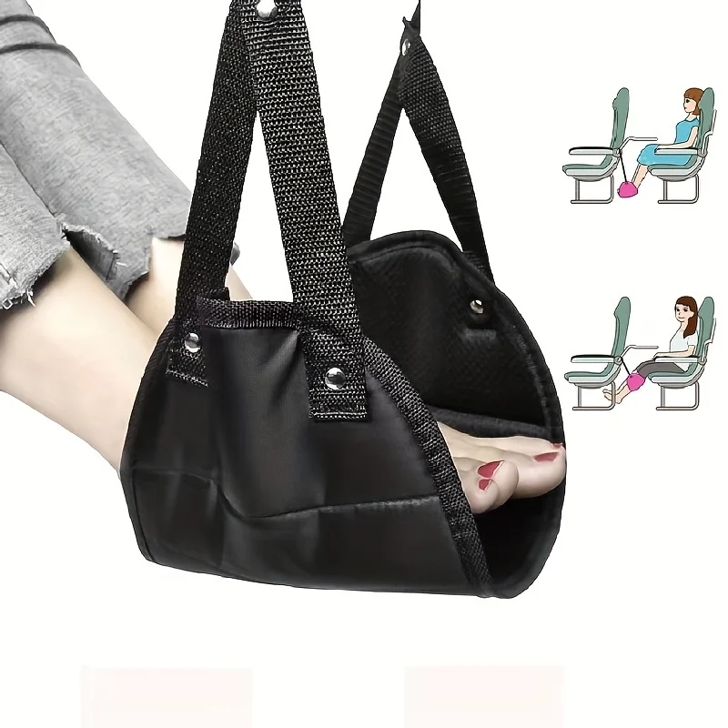 飛行機用フットレストハンモック 調節可能なストラップ付き ポ - Travel Accessories Long Flight のレビューと価格