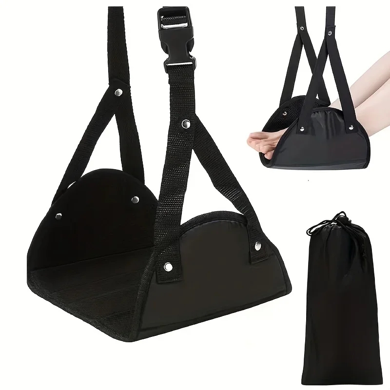 飛行機用フットレストハンモック 調節可能なストラップ付き ポ - Travel Accessories Long Flight のレビューと価格