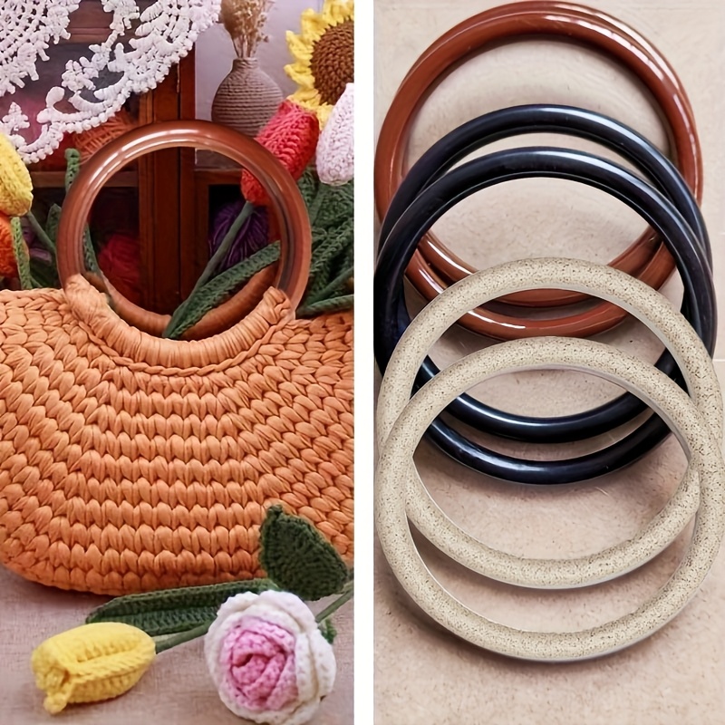 プラスチックバッグハンドル DIY手作りバッグ、編み物、かぎ - Travel Accessories Wallet のレビューと価格