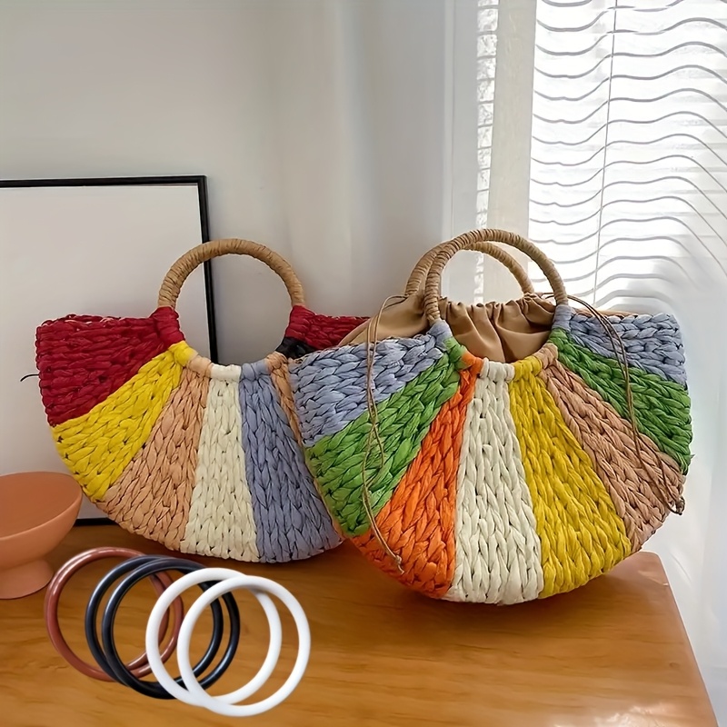 プラスチックバッグハンドル DIY手作りバッグ、編み物、かぎ - Travel Accessories Wallet のレビューと価格