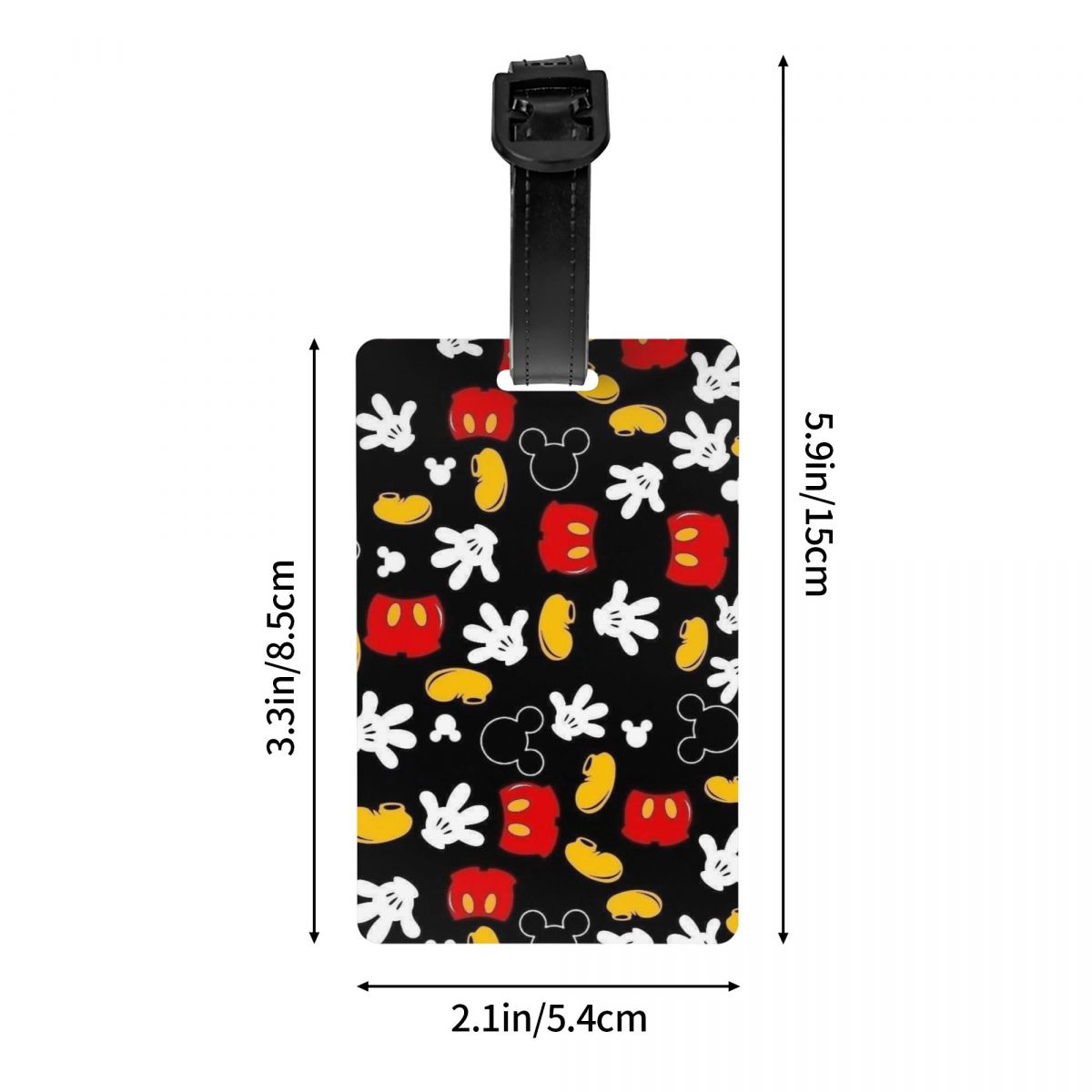 カスタム M-Mouse スーツケース用荷物タグ ファッショ - Luggage Cover Protector のレビューと価格