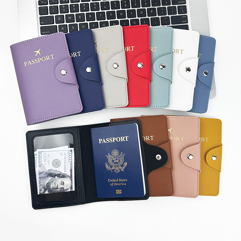 ファッション性の高いビジネス用PUレザー製パスポートケース。 - Travel Accessories Wallet のレビューと価格