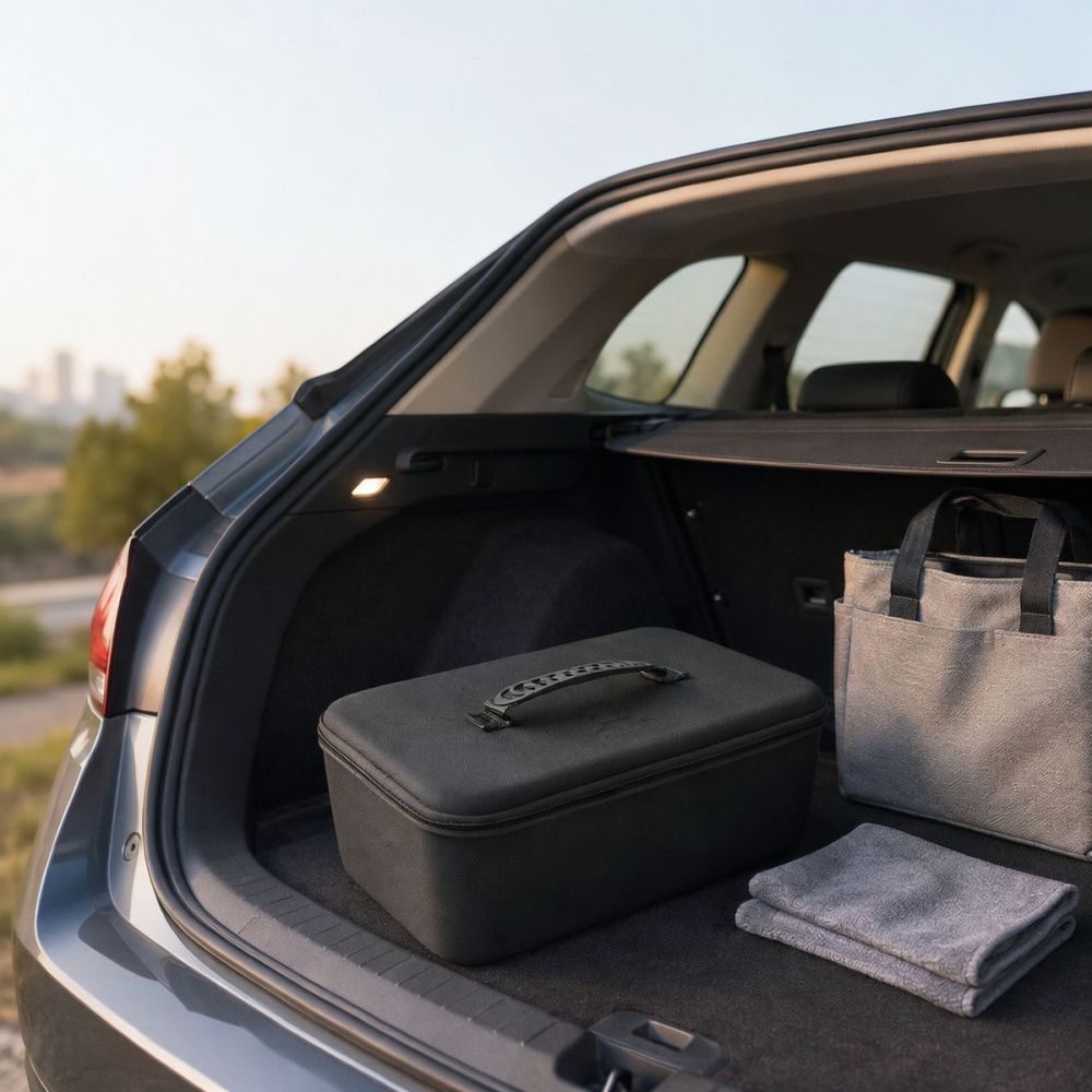 Hutt C7窓清掃ロボット用、頑丈な収納バッグ。EVA製キ - Travel Accessories Organizer Bag のレビューと価格
