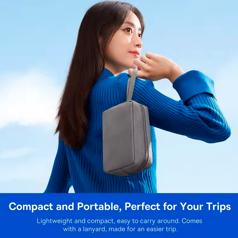 携帯用トラベル収納バッグ。防水・防油加工。モバイルバッテリー - Travel Accessories Organizer Bag のレビューと価格