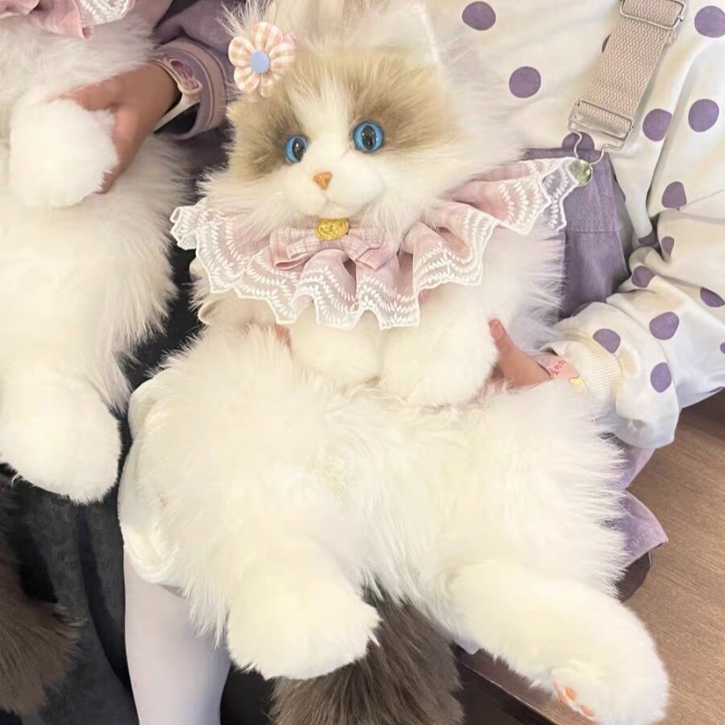 2026年新入荷 ラグドール猫ぬいぐるみバックパック 可愛い - Travel Accessories Ideas のレビューと価格