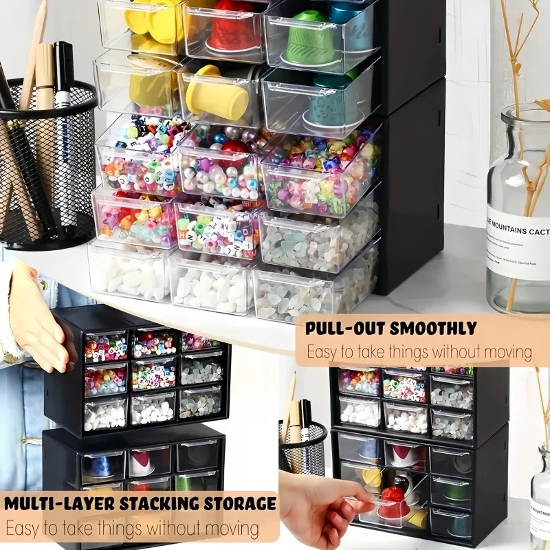 1pc 防塵マルチグリッドデスクトップ引き出しオーガナイザー - Travel Accessories Jewelry のレビューと価格