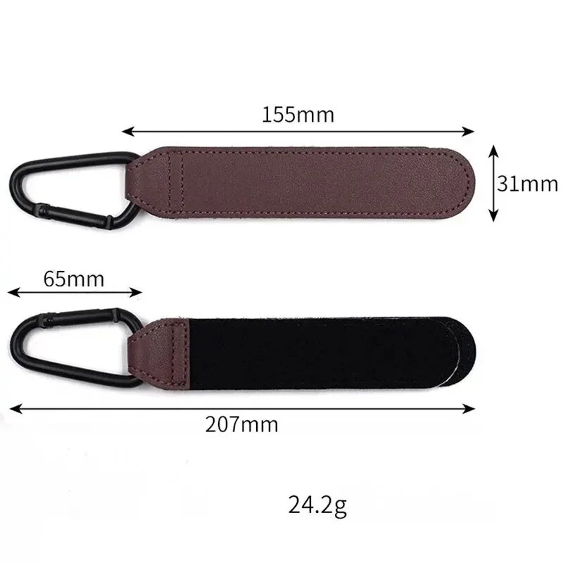 2 個革カートフックベビーカーフック PU 調節可能なベビー - Travel Accessories Baby のレビューと価格