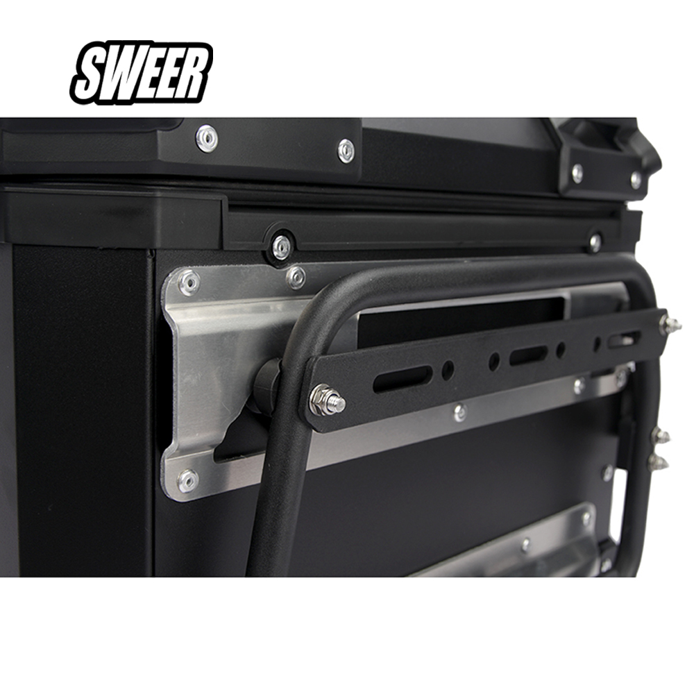 スズキDL250用バイククイックリリースサイドボックスブラケ - Luggage Cover Protector のレビューと価格