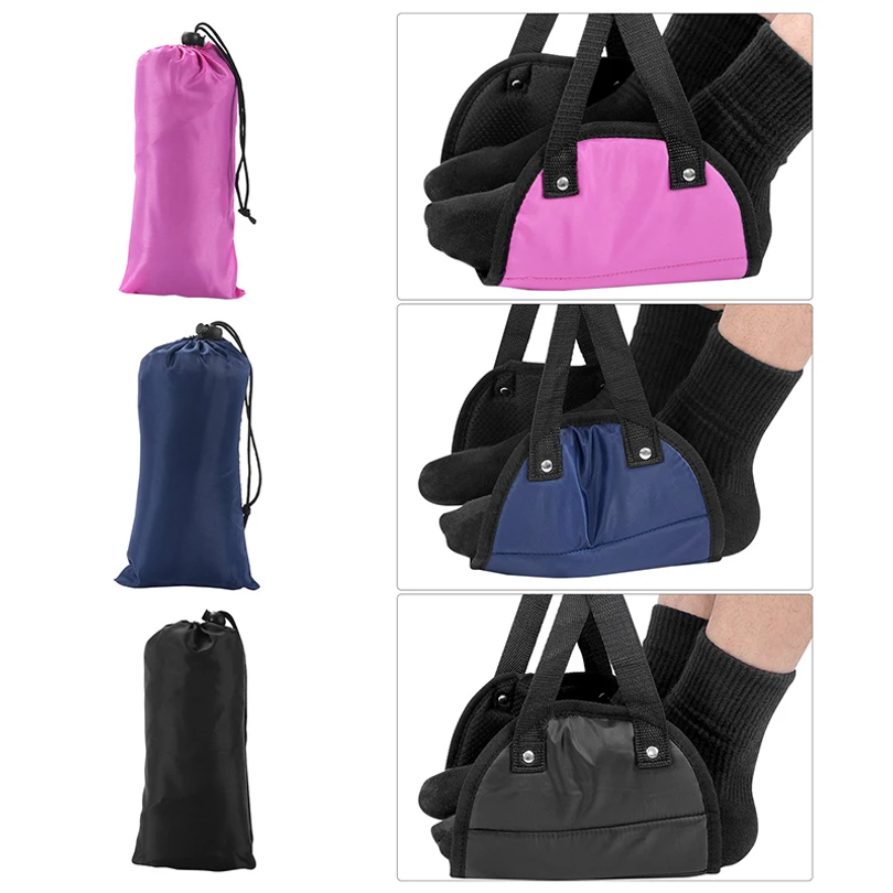 ポータブル調節可能なフットレストハンモック、飛行機旅行、長時 - Travel Accessories Long Flight のレビューと価格