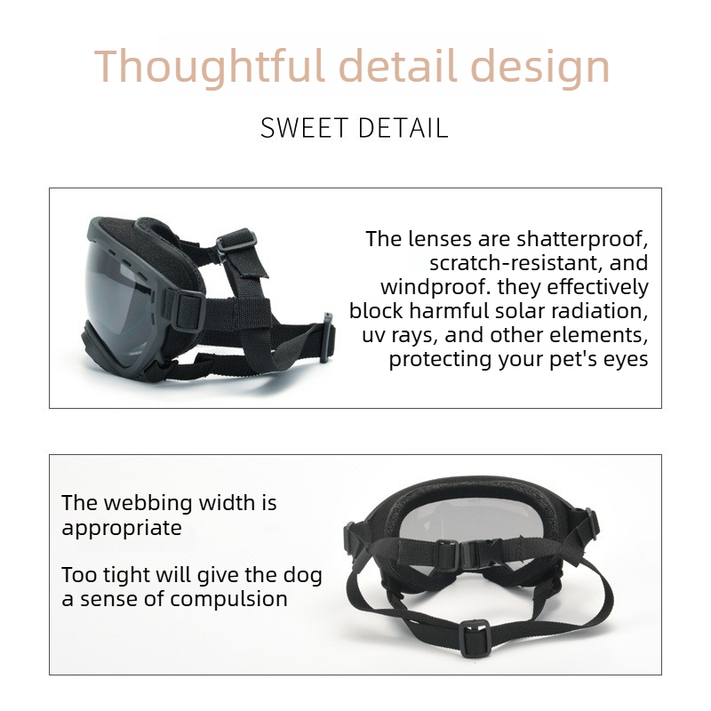ペットゴーグル 風砂 UV保護サングラス 犬用 アウトドア旅 - Travel Accessories Ideas のレビューと価格