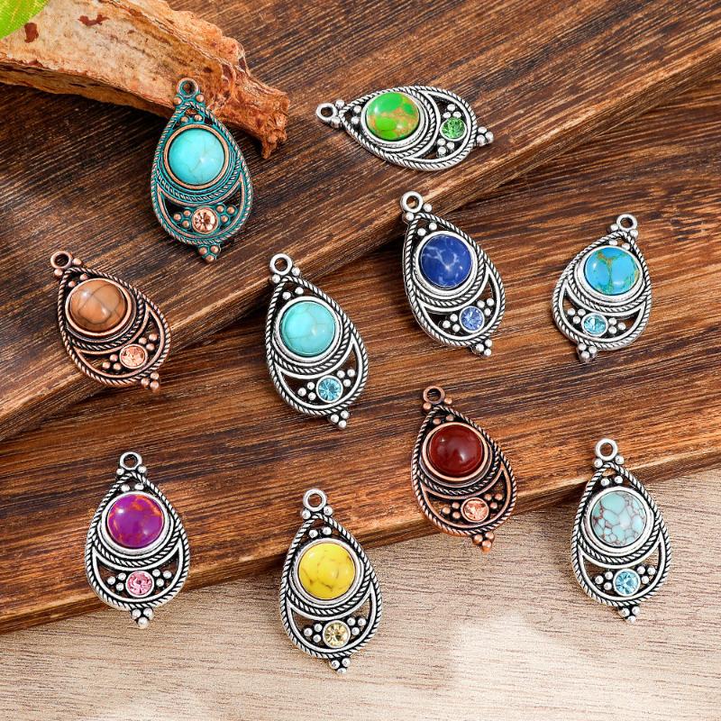 エスニックヴィンテージボヘミアンストーンセッティングジュエリ - Travel Accessories Jewelry のレビューと価格