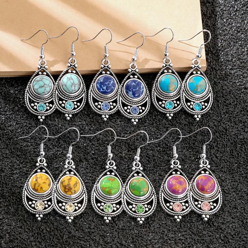 エスニックヴィンテージボヘミアンストーンセッティングジュエリ - Travel Accessories Jewelry のレビューと価格