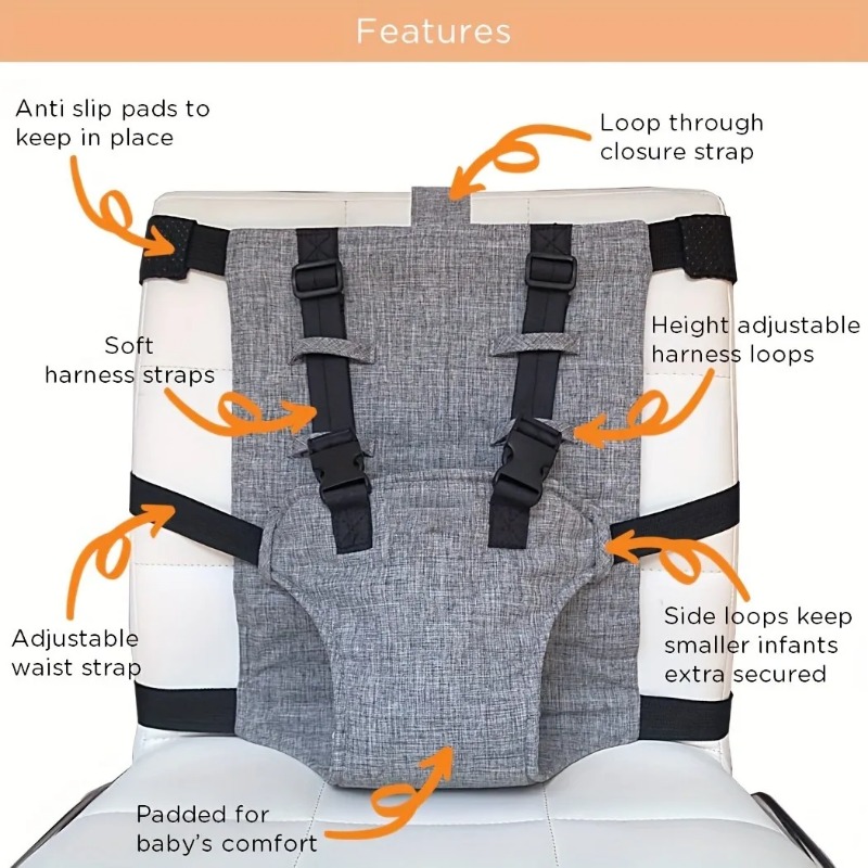 調節可能なベビーダイニングチェアシートベルト安全トラベルハー - Travel Accessories Baby のレビューと価格
