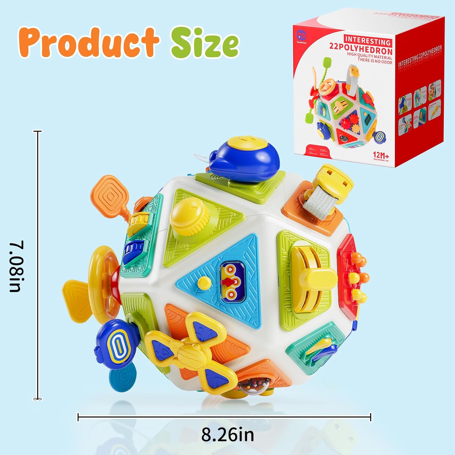 22-in-1 ベビービジーボード アクティビティキューブ  - Travel Accessories Baby のレビューと価格