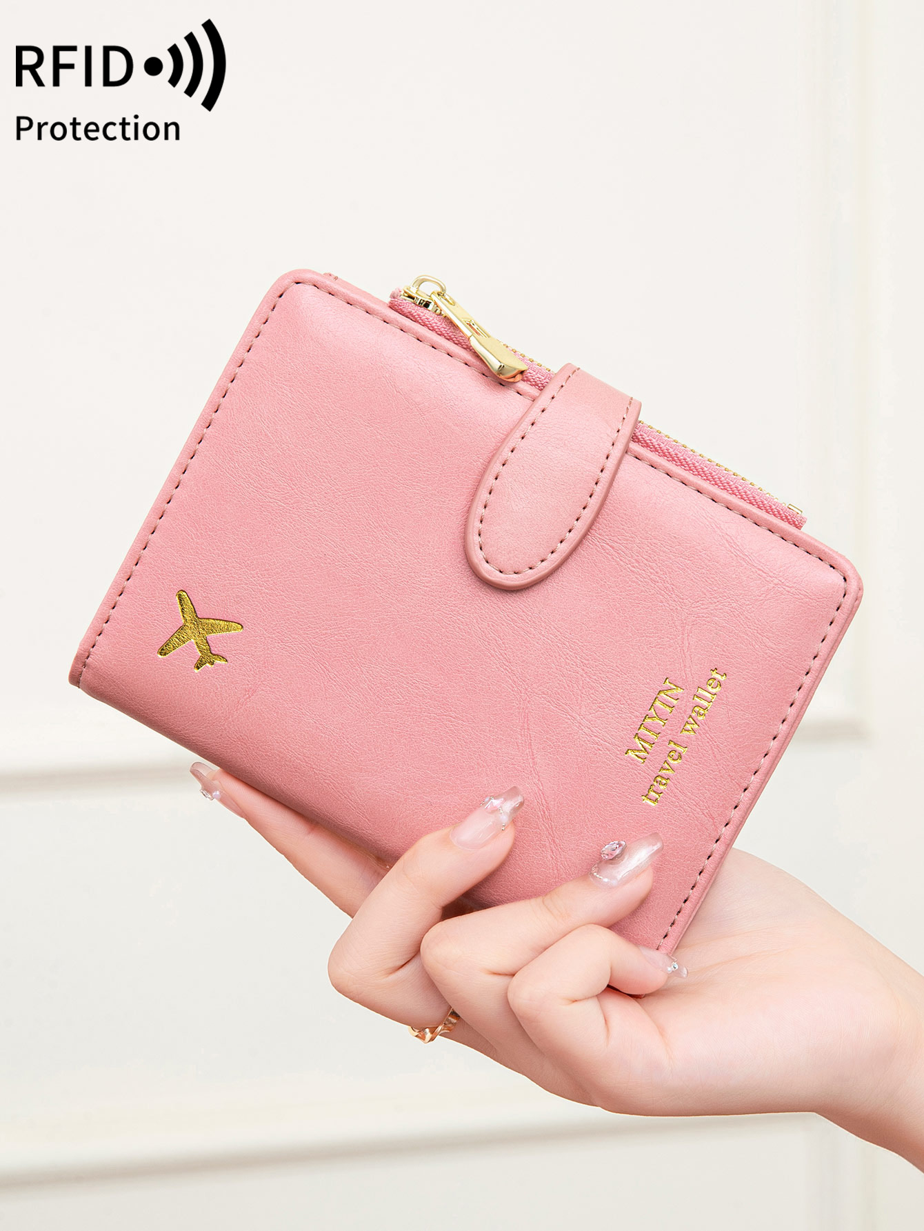 多機能RFID盗難防止ブラシ付きパスポートバッグ、ファッショ - Travel Accessories Wallet のレビューと価格