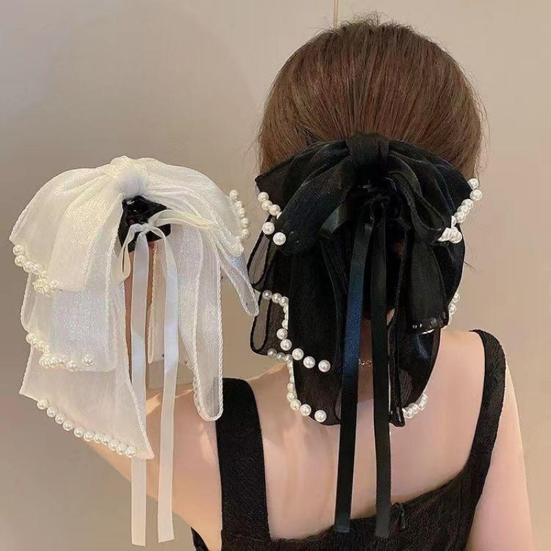 レディース ヘアアクセサリー ビーズ リボン ボウ サメ ク - Travel Accessories Aesthetic のレビューと価格